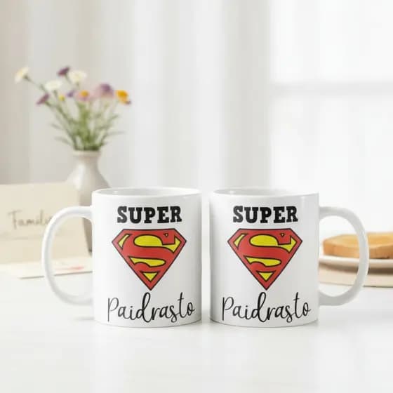 Kit Almofada e Caneca Padrasto Presente Pronta Entrega