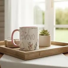 Caneca Avó Presente Pronta Entrega