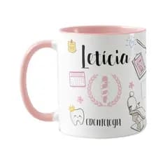 Caneca Odontologia Formatura de Dentista Nome Personalizado