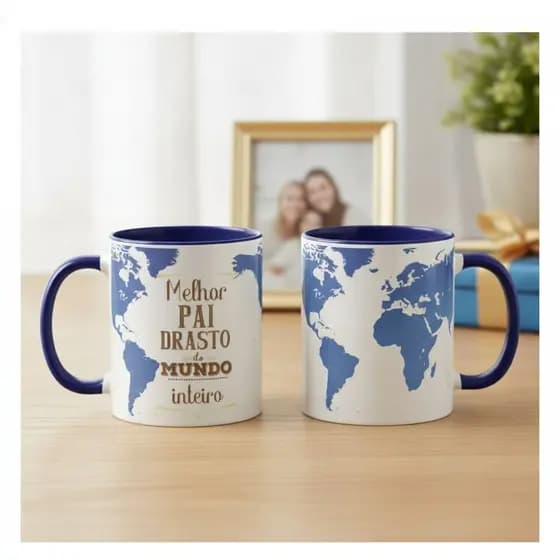 Caneca Padrasto Presente Pronta Entrega