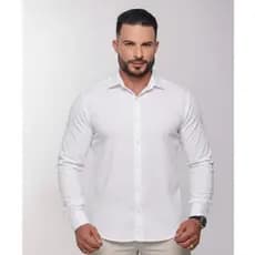 Camisa Social Slim Fit Manga longa Masculina Passa Fácil Super Oferta Envio Imediato