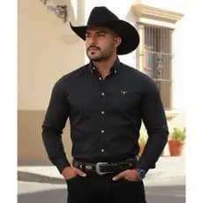 Camisa Country Manga Longa Xadrez Lida de Boiadeiro Botão na Gola Envio Imediato