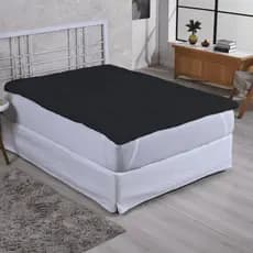 Pillow Top Protetor de Colchão Casal Queen Cama Box Micropercal 400 Fios Toque Macio com Elástico