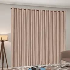 Cortina para Sala e Quarto Semi Blecaute Blackout Tecido Jacquard Atena 2,70m x 2,80m