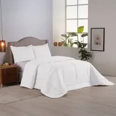 Edredom Cobertor Casal Queen 200 Fios Dupla Face Matelado Ultrassônico Toque Macio Acetinado