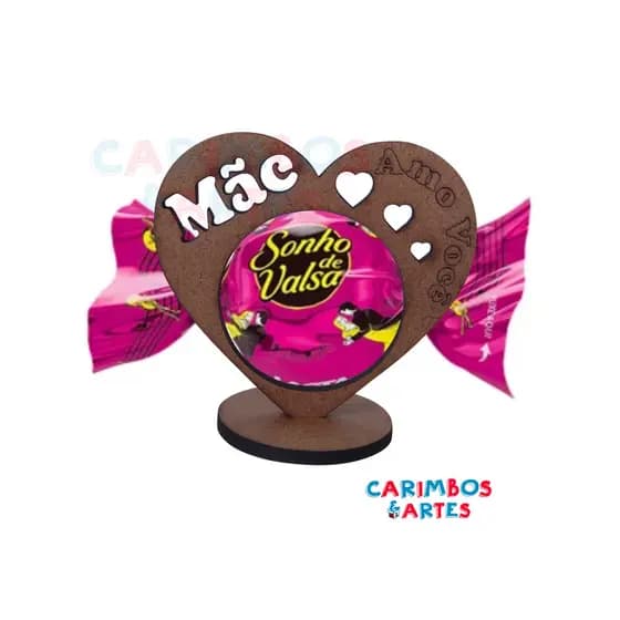 Porta bombom dia das mães lembrancinha mãe mdf
