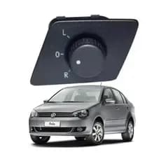 Botão Regulador Retrovisor Elétrico Polo 2003  a 2016 Todos - 6q1959565 Interruptor