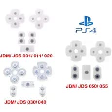 Kit de Borrachas Condutivas para reparo do controle de PS4