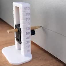 Gabarito Regulável 10–100mm – Marcação Rápida e Precisa em MDF e Madeira, Parede