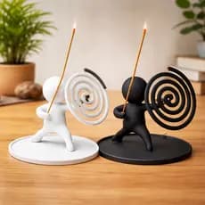 Suporte para Incenso Espiral Repelente de Mosquitos Design Criativo Enfeite Aroma terapia, Espanta Pernilongo Mosquito