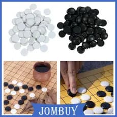 [Jombuy] 100 Peças De Jogo Go , Clássicas , Conjunto De Jogos De Estratégia , Gobang , Feito De Material Durável Com Sup