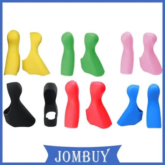 [Jombuy] Capas Para Alavanca De Freio De Bicicleta De 2 Peças Câmbio Silicone Aperto De Guiador Com Absorção De Choque D