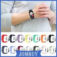 [Jombuy] Substitua A Pulseira De Relógio De Silicone Macio , Acessório De Elegante Com Fivela De Metal Para Huawei Watch