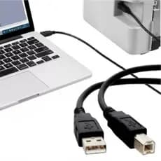 Cabo USB Impressora Scanner Universal PC Computador Notebook Tipo A/B