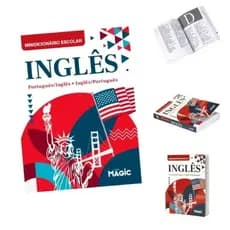 Minidicionário Dicionário Escolar De Inglês Lingua Inglesa Magic Atualizado