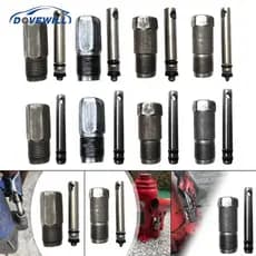 [Dovewill] Macaco Vertical Hidráulico Bomba De Óleo Cilindro Pistão Êmbolo Kit De Vedação De Metal Peças De Compactas Un