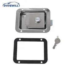 [Dovewill] RV Travel Trailer Boat Lock Porta De Entrada Caixa De Ferramentas Trava De Aço Inoxidável