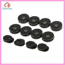12 peças ilhós tampa lateral de borracha da carenagem da motocicleta para GS125 para Suzuki CG125 Honda