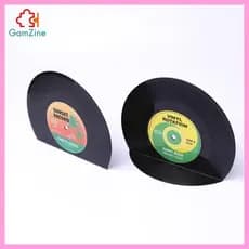 [lzdxwcke2] Prateleiras De Livros Em Formato De Disco De Vinil Criativo , Suportes Organizadores , Suporte