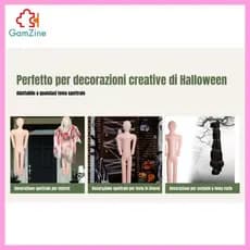[lzdxwcke2] Manequim Inflável , Adereço De Fantasia De Halloween , Corpo Inteiro , Tamanho Real , Formato De 61 Polegada