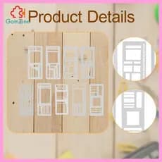 [lzdxwcke2] Modelos De Estêncil De Desenho DIY Estênceis De Planejador Acrílico Para Notebook Criativo Design Rastreador