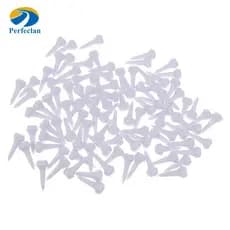 Perfeclan Conjunto De 100 Camisetas Profissionais De Golfe De Plástico Ferramenta De Treinamento De Golfista 35 Mm (1 3/