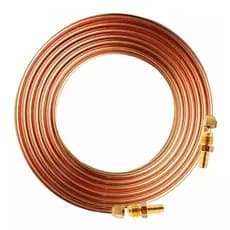 Kit Instalação Tubo De Cobre 3/8 + Porcas + Unioes