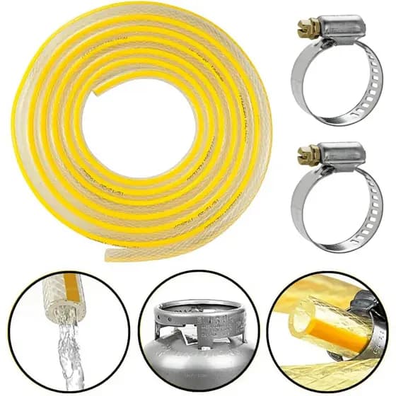 MANGUEIRA PARA GÁS DE COZINHA + 2 ABRAÇADEIRAS