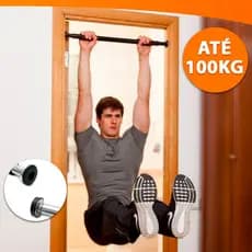 Barra De Porta Ajustável De Treino 62-100CM Academia Calistenia Treino Em Casa