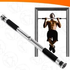 Barra De Porta Ajustável De Treino 62-100CM Academia Calistenia Treino Em Casa
