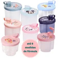 Dosador de Leite em Pó e Fórmula Infantil com Divisórias e Marcadores de Doses 300 ml Plasútil