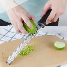 Ralador Zester Aço Inoxidável Culinário Raspas Finas Limão Cítricos
