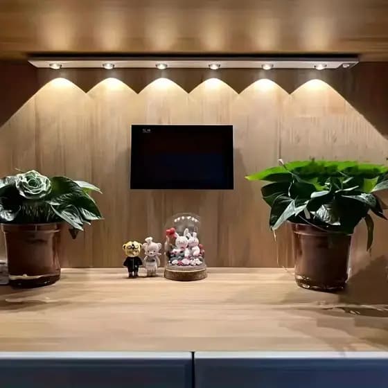 3 Cores Regulável Led Luminária USB Recarregável Lâmpada Sensor De Movimento Luz para Cozinha e Sala
