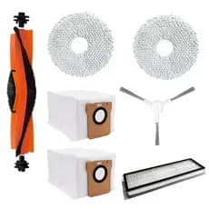 Peças de Reposição para Robô Aspirador Xiaomi X20 / X20 Plus – Filtro, Escova (lateral e Principal) , Pano e Saco de Pó