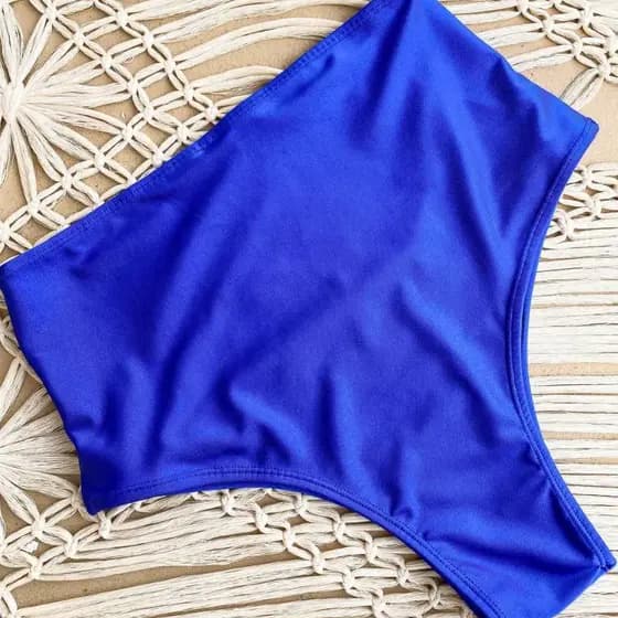 Biquíni Básico Hot Pants Cintura Alta Moda Praia Calcinha Avulsa