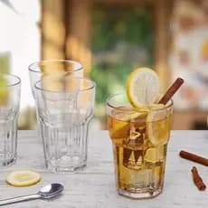 Kit 3  Copos de Vidro 350ml para Vitamina, Suco e Smoothie – Transparente Resistente