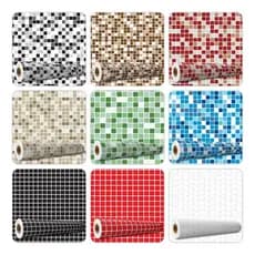 Papel de Parede Auto Adesivo Vinílico Lavável Cozinha Banheiro Pastilhas Azulejo Português