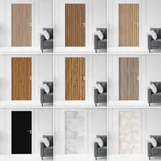 Adesivo Decorativo Porta Vinil Lavável Madeira Marmore Ripa