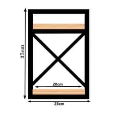 Suportes para prateleiras 37x20cm