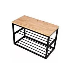 Banco Sapateira 50cm Estilo Industrial Reforçado