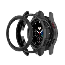 Capa Case com Protetor de Coroa para Samgung Galaxy Watch 4 46mm SM-R890 R895