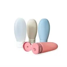 Kit De Frascos Para Viagem 03 Peças Creme Cosméticos Shampoo