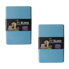 Kit 2 Blocos Yoga EVA Profissional Pilates Alongamento