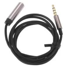 Cabo Extensor Extensão De Áudio 3.5mm Plug P3 3 Metros Macho x Femea