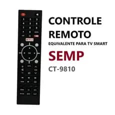 Controle Remoto Semp Toshiba Smart Netflix Youtube Ct6810 Fbg9043