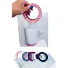 50 a 100 Sacola Pequena Plástica Embalagem Transparente cristal fosca Presente Pvc alça colorida S11