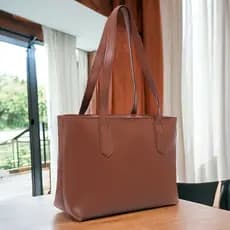 Bolsa sacola de ombro feminina pequena casual