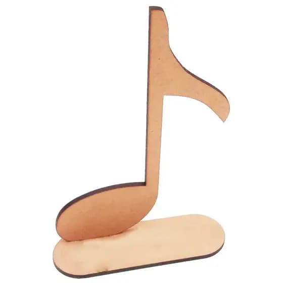 Kit 5 Nota musical mdf 15 cm totem centro lembrancinha