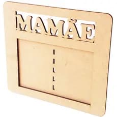 Kit 5 porta retrato porta foto 10x15 horizontal mdf cru modelo mamãe lembrancinha Dia das mães