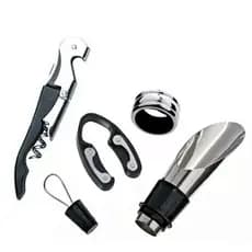 Kit Acessórios Para Vinho 5 Peças